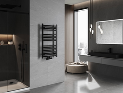 Mexen Ares koupelnový radiátor 900 x 500 mm, 372 W, černý - W102-0900-500-00-70
