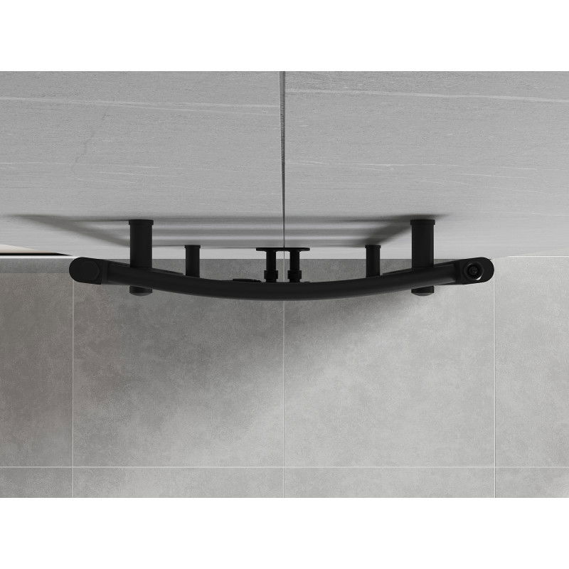 Mexen Ares koupelnový radiátor 900 x 500 mm, 372 W, černý - W102-0900-500-00-70