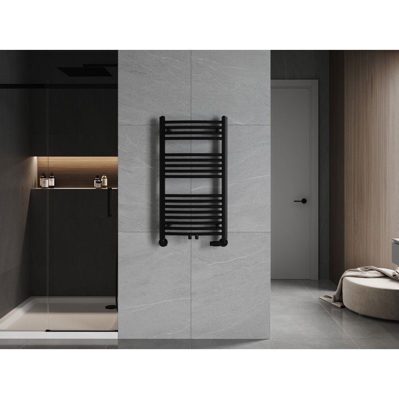 Mexen Ares koupelnový radiátor 900 x 500 mm, 372 W, černý - W102-0900-500-00-70