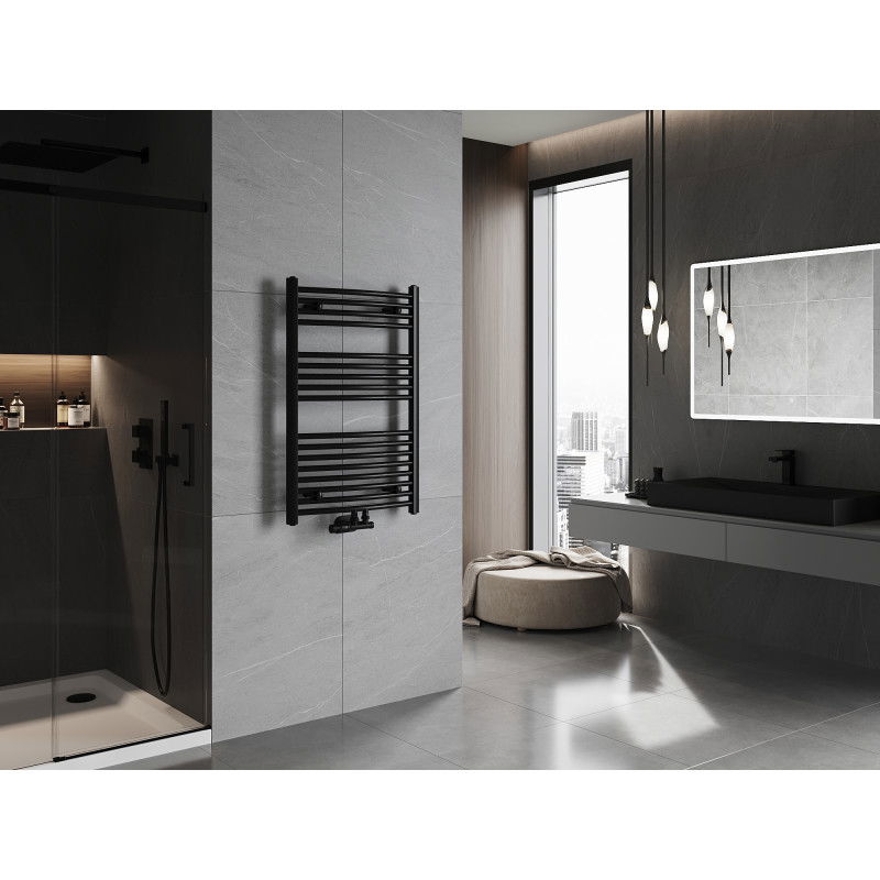 Mexen Ares koupelnový radiátor 900 x 600 mm, 433 W, černý - W102-0900-600-00-70