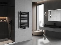 Mexen Ares koupelnový radiátor 900 x 600 mm, 433 W, černý - W102-0900-600-00-70