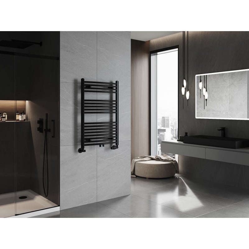 Mexen Ares koupelnový radiátor 900 x 600 mm, 433 W, černý - W102-0900-600-00-70