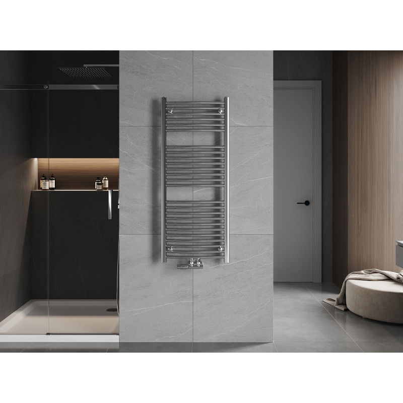 Mexen Ares koupelnový radiátor 1200 x 500 mm, 420 W, chrom - W102-1200-500-00-01