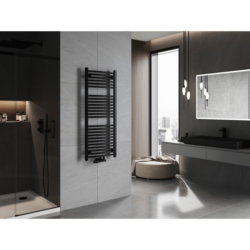Mexen Ares koupelnový radiátor 1200 x 500 mm, 531 W, černý - W102-1200-500-00-70