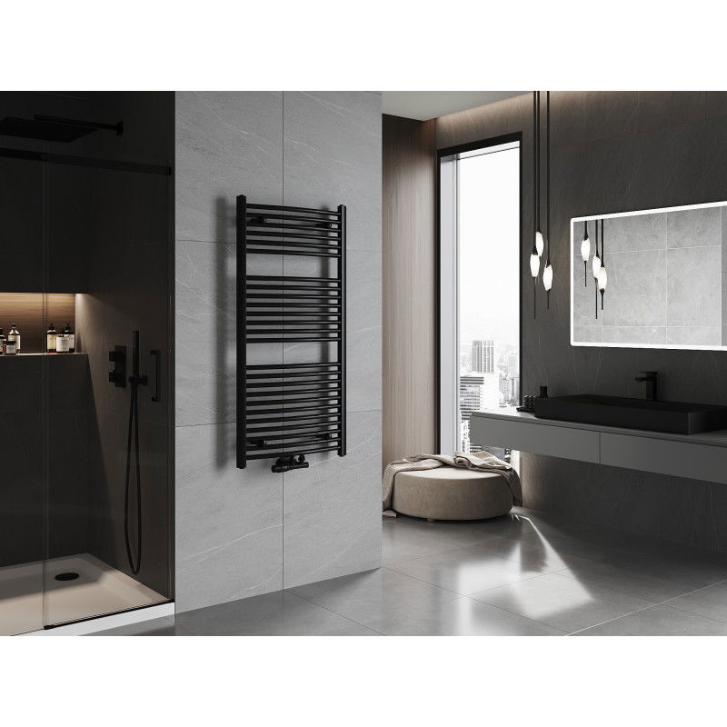 Mexen Ares koupelnový radiátor 1200 x 600 mm, 620 W, černý - W102-1200-600-00-70