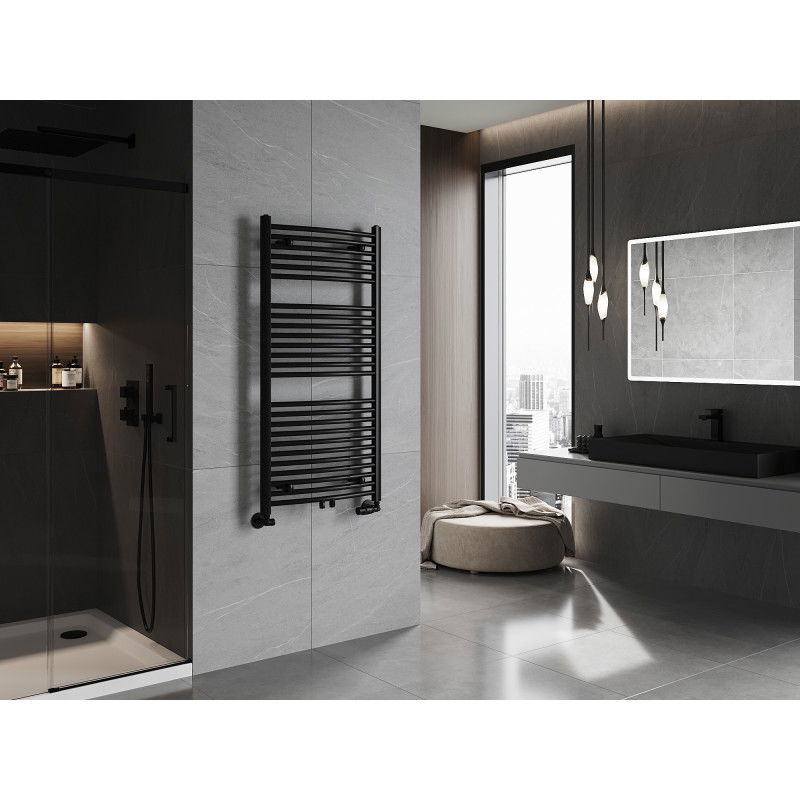 Mexen Ares koupelnový radiátor 1200 x 600 mm, 620 W, černý - W102-1200-600-00-70