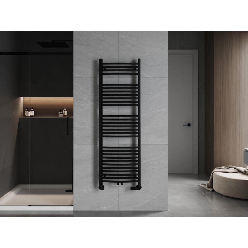 Mexen Ares koupelnový radiátor 1500 x 500 mm, 630 W, černý - W102-1500-500-00-70