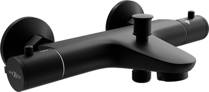 Mexen Nox termostatická vanová baterie, černá - 77350-70