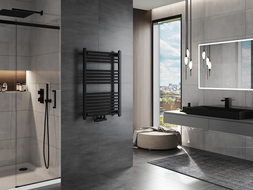 Mexen Mars koupelnový radiátor 900 x 600 mm, 430 W, černý - W110-0900-600-00-70