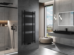 Mexen Mars koupelnový radiátor 1500 x 600 mm, 729 W, černý - W110-1500-600-00-70