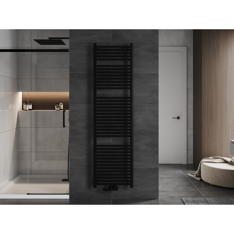 Mexen Mars radiátor koupelnový 1800 x 500 mm, 814 W, černý - W110-1800-500-00-70