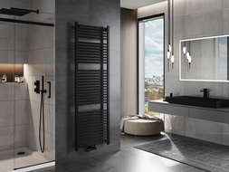 Mexen Mars radiátor koupelnový 1800 x 600 mm, 953 W, černý - W110-1800-600-00-70