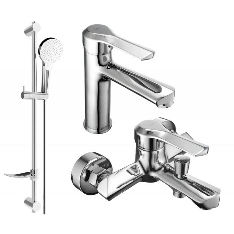 Mexen Sabre DF05 koupelová sada, chrom - 72103DF05-00