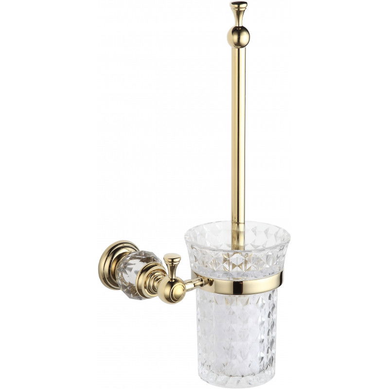 Mexen Estela WC kartáč, zlatý - 7011550-50