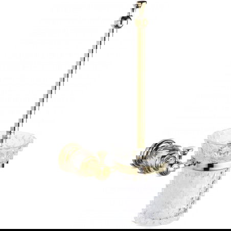 Mexen Estela WC kartáč, zlatý - 7011550-50