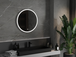 Mexen Gobi koupelnové zrcadlo s podsvícením, kulaté 70 cm, LED 6000K, antikondenzace - 9801-070-070-611-00