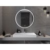 Mexen Gobi podsvícené koupelnové zrcadlo, kulaté 90 cm, LED 6000K, proti zamlžení - 9801-090-090-611-00