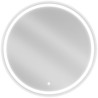 Mexen Gobi kulaté koupelnové zrcadlo s podsvícením, 80 cm, LED 6000K, proti mlžení - 9801-080-080-611-00