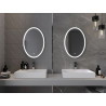 Mexen Elz podsvícené zrcadlo do koupelny 50 x 70 cm, LED 6000K, protizamlžení - 9802-050-070-611-00