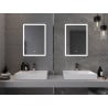 Mexen Navia osvětlené koupelnové zrcadlo 50 x 70 cm, LED 6000K, proti zamlžení - 9803-050-070-611-00