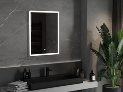 Mexen Navia podsvícené koupelnové zrcadlo 60 x 80 cm, LED 6000K, antifog - 9803-060-080-611-00