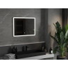 Mexen Navia koupelnové zrcadlo s podsvícením 80 x 60 cm, LED 6000K, proti zamlžení - 9803-080-060-611-00