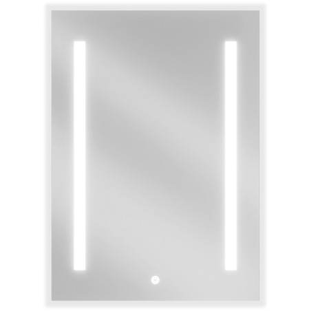 Mexen Remi podsvícené koupelnové zrcadlo 50 x 70 cm, LED 6000K, ventilátor - 9804-050-070-611-00