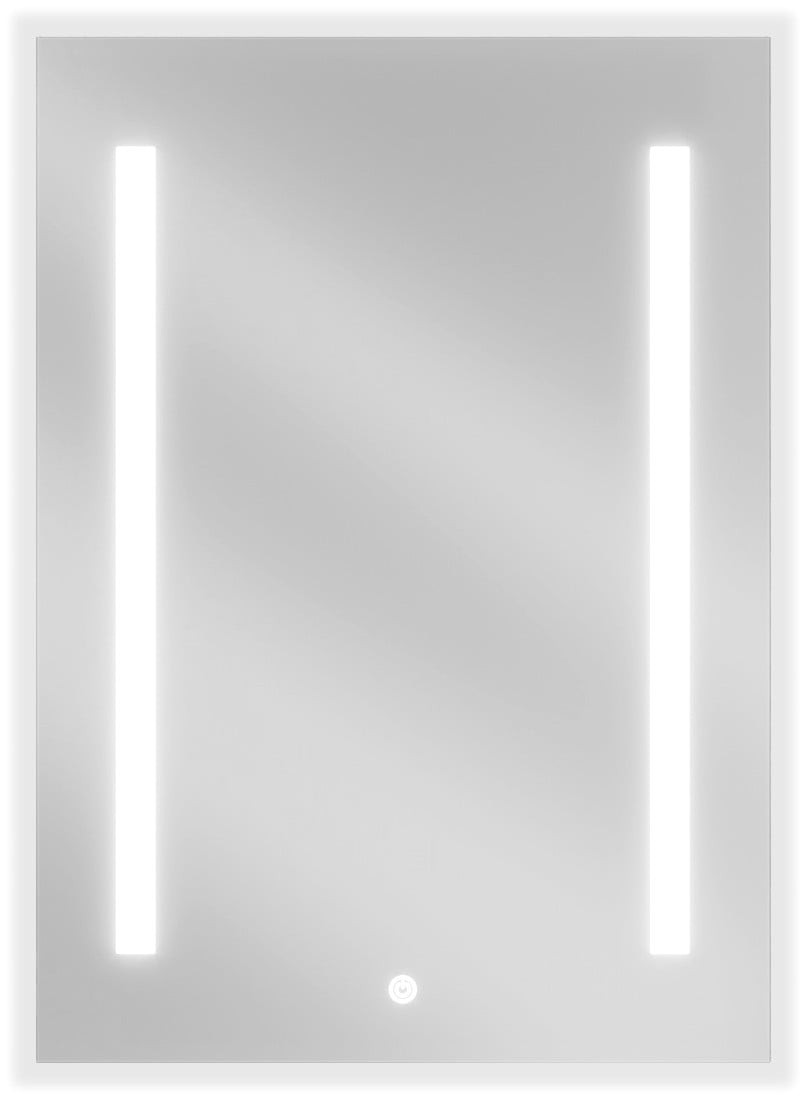 Mexen Remi podsvícené koupelnové zrcadlo 50 x 70 cm, LED 6000K, ventilátor - 9804-050-070-611-00