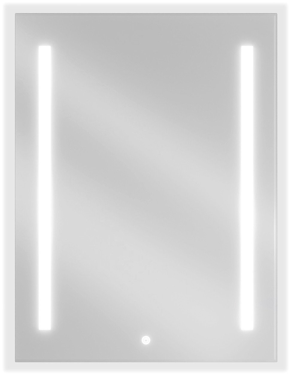 Mexen Remi podsvícené koupelnové zrcadlo 60 x 80 cm, LED 6000K, ventilátor - 9804-060-080-611-00