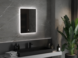 Mexen Sun podsvícené koupelnové zrcadlo 50 x 70 cm, LED 6000K, anti-para - 9807-050-070-611-00