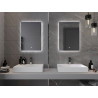 Mexen Sun podsvícené koupelnové zrcadlo 50 x 70 cm, LED 6000K, anti-para - 9807-050-070-611-00