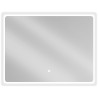 Mexen Sun koupelnové zrcadlo s osvětlením 80 x 60 cm, LED 6000K, proti zamlžování - 9807-080-060-611-00