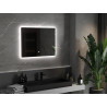 Mexen Sun koupelnové zrcadlo s podsvícením 80 x 60 cm, LED 6000K, anti-para - 9807-080-060-611-00