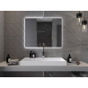 Mexen Sun osvětlené koupelnové zrcadlo 100 x 80 cm, LED 6000K, anti-pára - 9807-100-080-611-00