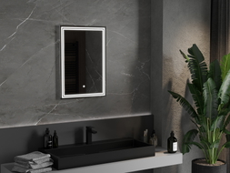 Mexen Taco podsvícené koupelnové zrcadlo 50 x 70 cm, LED 6000K, proti zamlžení - 9805-050-070-611-00