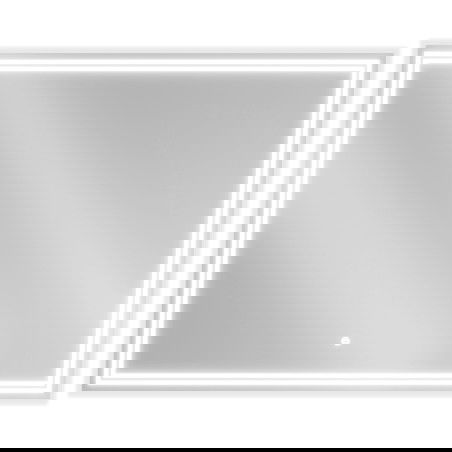 Mexen Taco koupelnové zrcadlo podsvícené 100 x 80 cm, LED 6000K, proti zamlžení - 9805-100-080-611-00