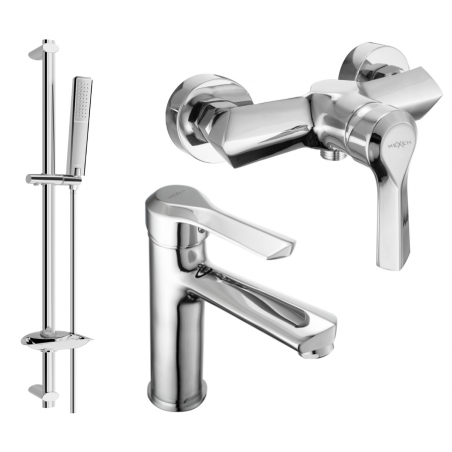 Mexen Sabre DB72 sprchová sada, chrom - 72104DB72-00