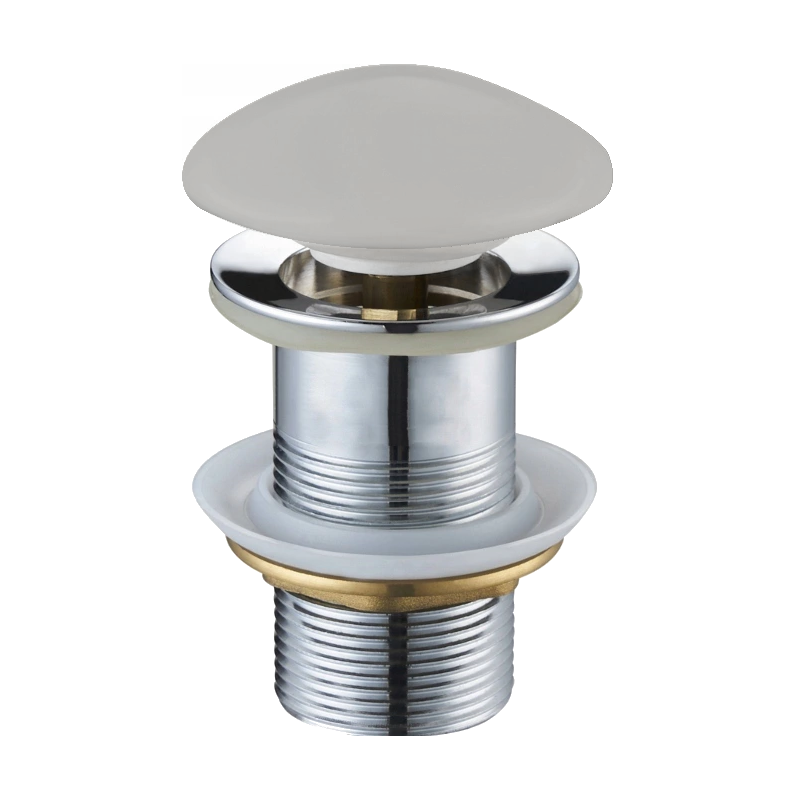 Mexen kulatý click-clack uzávěr, matná šedá keramika - 79910-67