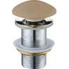 Mexen klik-klak kulatý zátka, matná cappuccino keramika - 79910-64