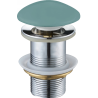 Mexen zátka klik-klak kulatá, světle zelená keramická mat - 79910-48