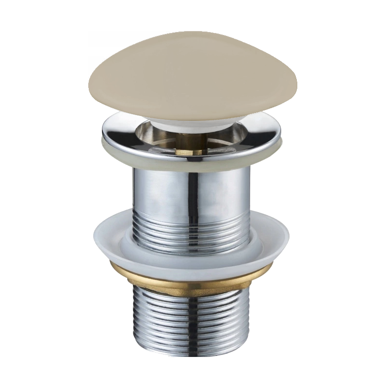 Mexen klik-klak zátka kulatá, béžová keramická matná - 79910-62