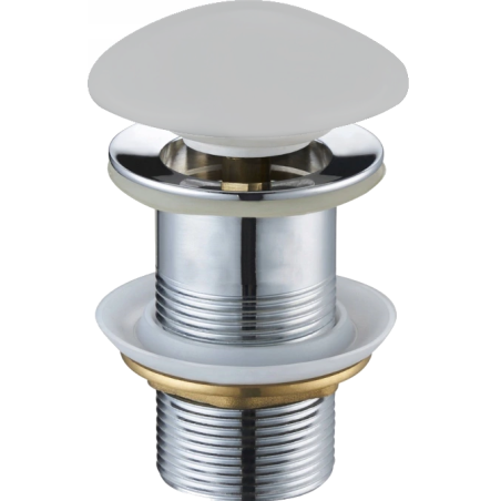 Mexen zátka klik-klak kulatá, platinová keramická matná - 79910-63