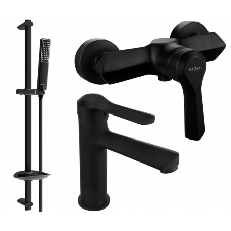 Mexen Sabre DB72 sprchová sada, černá - 72104DB72-70