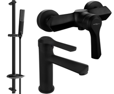 Mexen Sabre DB72 sprchová sada, černá - 72104DB72-70