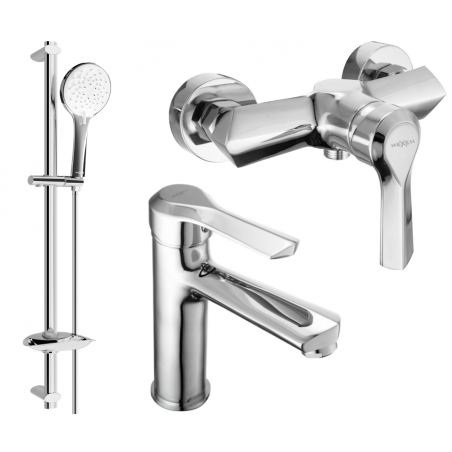 Mexen Sabre DB74 sprchová sada, chrom - 72104DB74-00