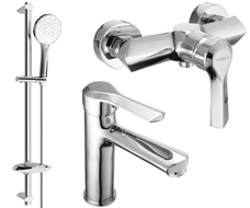 Mexen Sabre DB74 sprchová sada, chrom - 72104DB74-00