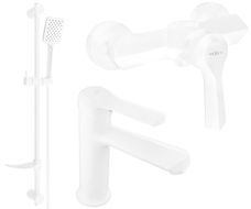 Mexen Sabre DF62, sprchová sada, bílá - 72104DF62-20