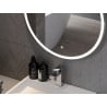 Mexen Gobi koupelnové zrcadlo s osvětlením, kulaté 70 cm, LED 6000K, proti zamlžení - 9801-070-070-611-00