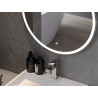Mexen Gobi osvětlené koupelnové zrcadlo, kulaté 100 cm, LED 6000K, proti zamlžování - 9801-100-100-611-00