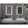 Mexen Zusa osvětlené koupelnové zrcadlo 50 x 70 cm, LED 6000K, protimlžicí - 9808-050-070-611-00